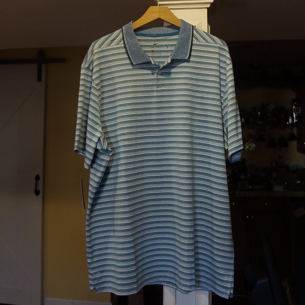 Mens Nike DriFit Short Sleeve Polo Golf Shirt Xl